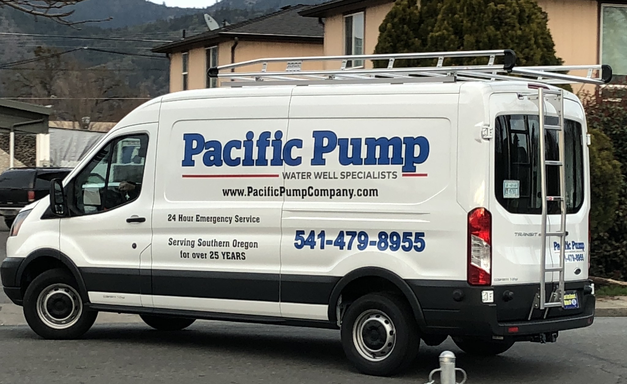 Our Van Pacific Pump Company's Work Van
